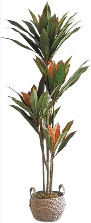 135cm Artificial Nordic Green Tree, Realistic Fake Potted Plant for Home, Living Room, Office, Hotel & Modern Decor